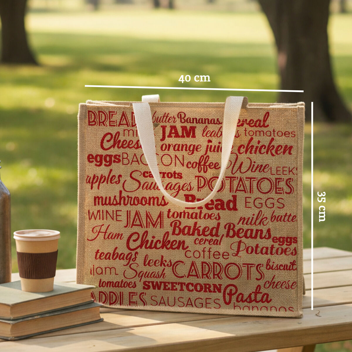 Jade Food Stuff Shopping Bag