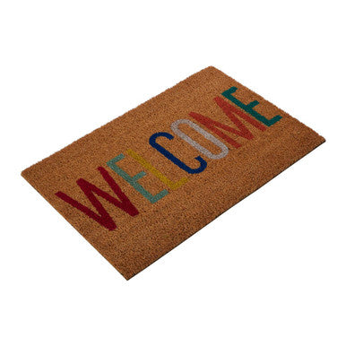 Filta Welcome Multicolour Coir Doormat