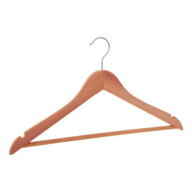 The Dandy Sparrow Cedar Wood Clothes Hanger With Notches