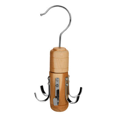 The Dandy Sparrow Cedar Wood 6 Hook Tie And Belt Hanger - image 1