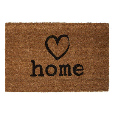Doormat with heart and &