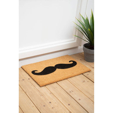 Moustache Coir Doormat