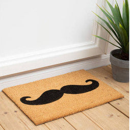 Moustache Coir Doormat - image 2