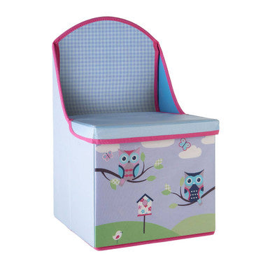 Childrens Owl Design Storage Seat