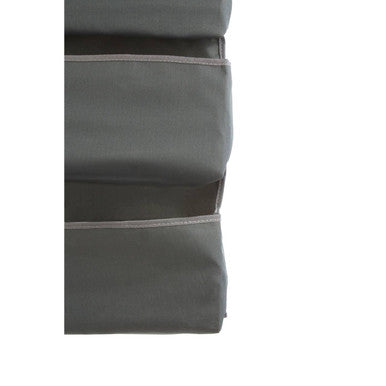 Grey Polyester Over Door Hanging Organiser