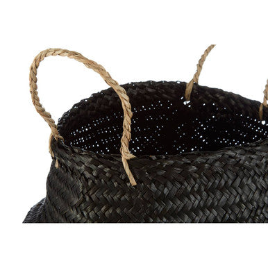 Small Black Seagrass Basket