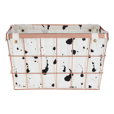 Harga Rose Gold Iron Wireframe Basket