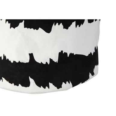 Harga Black And White Fabric Basket
