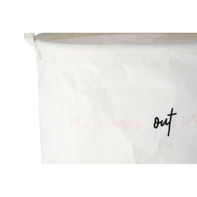 Speckled Fabric Laundry Basket