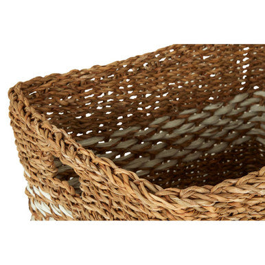 Lidi Rectangular Seagrass Basket.