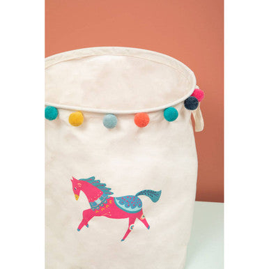 Mimo Eclectic Horse Laundry Bag