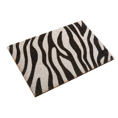 Filta Zebra Print Coir Doormat