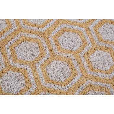 Filta Geo Hexagonal Coir Doormat