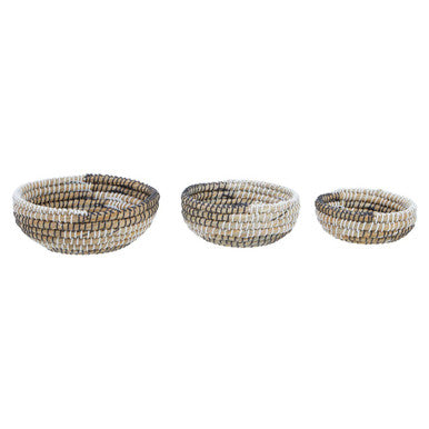 Lidi Set Of 3 Baskets With Black And White Detail - image 1