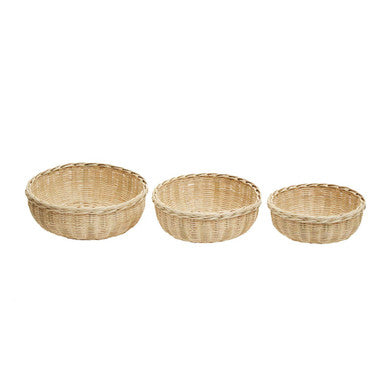 Lidi Set Of Three Bamboo Baskets