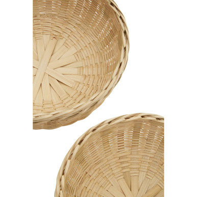 Lidi Set Of Three Bamboo Baskets