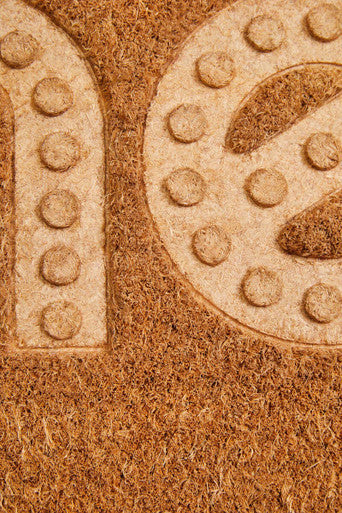 Filta Embossed Hello Coir Doormat