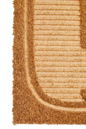 Filta Hello Embossed Coir Doormat