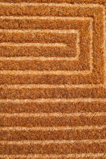 Filta Geometric Embossed Coir Doormat