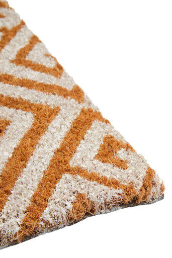 Filta Coir Geometric Design Doormat