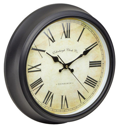 Robello Black Lined Rim Wall Clock - image 3