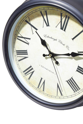 Robello Black Lined Rim Wall Clock - image 5