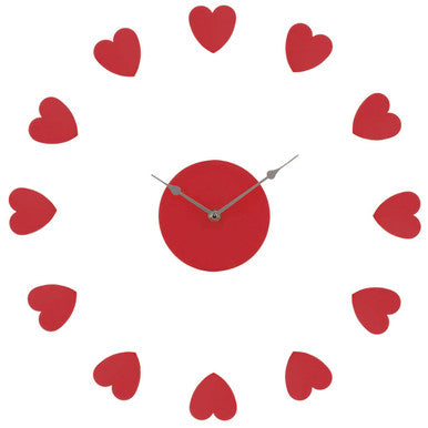 Verdian Red Heart DIY Wall Clock - image 1