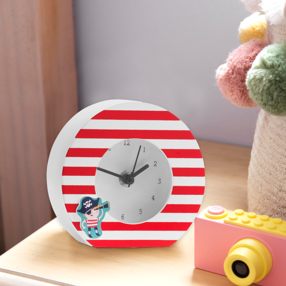 Pirate Table Clock