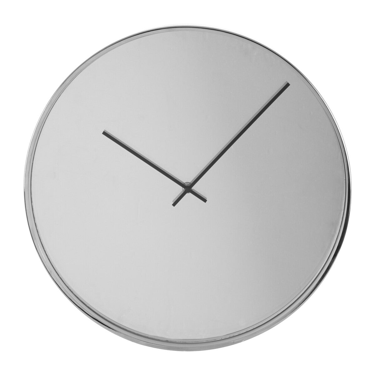 Baillie 40cm Dia Chrome and Mirror Wall Clock