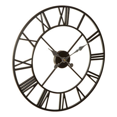 Vitus Black Metal Wall Clock
