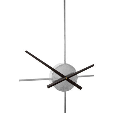 Trinity Silver Finish Wall Clock