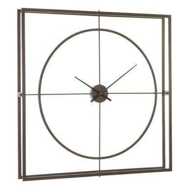 Trinity Rust Finish Wall Clock