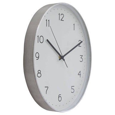 Elko Oval Wall Clock With Silver Finish - image 3