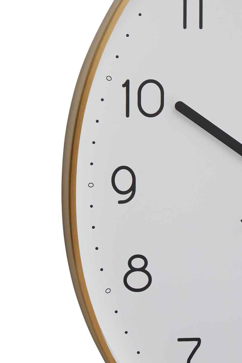 Elko Oval Wall Clock with Gold Finish
