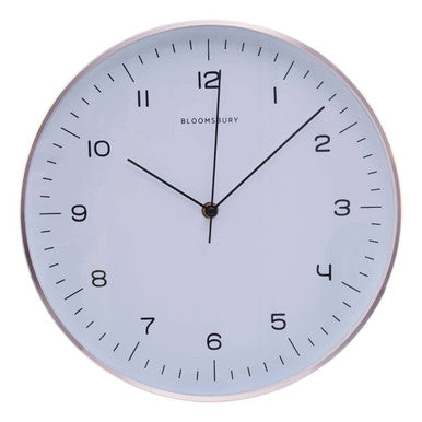 Elko Round Copper Finish Wall Clock - image 1