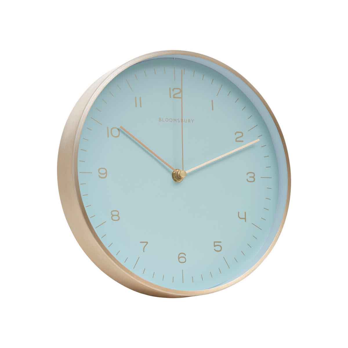 Elko Gold And Mint Green Finish Wall Clock