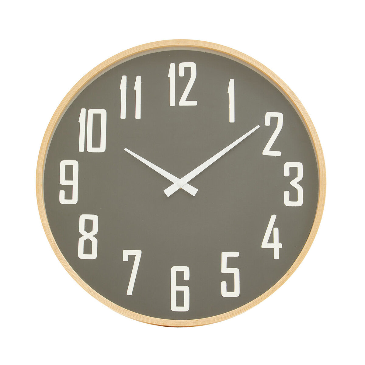 Vitus 30cm Dia Black Wall Clock