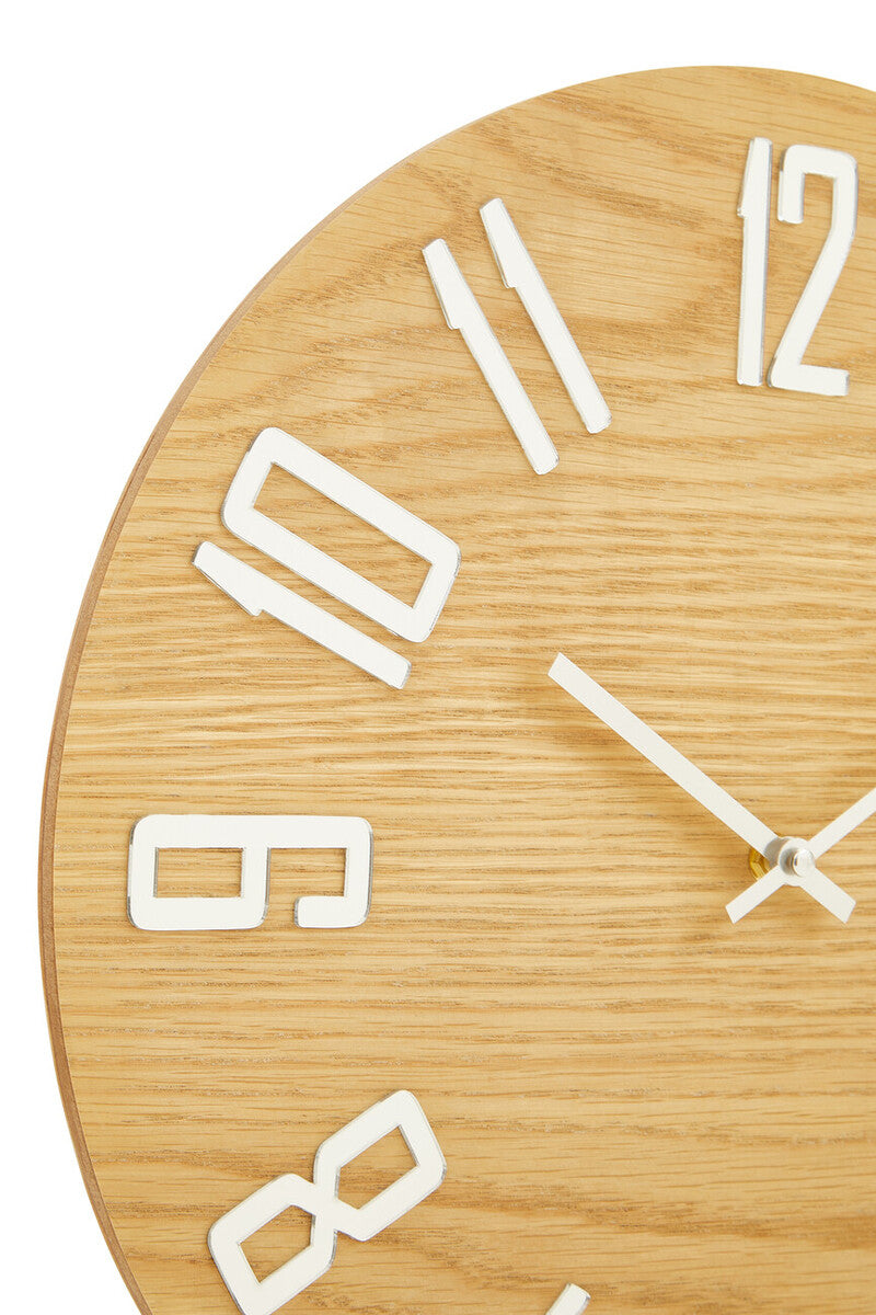 Vitus Natural Wood Effect Wall Clock