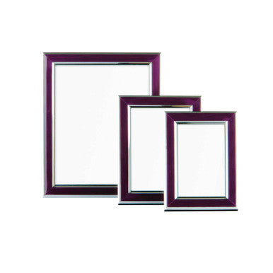 Opulence Purple and Silver Photo Frames - Set of 3 - image 2