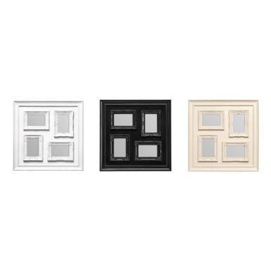 Maren 4 Photo Cream Plastic Multi Photo Frame