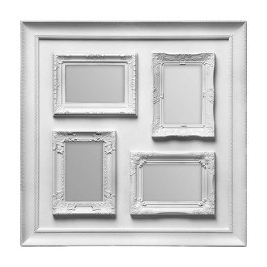 Maren Vintage Style Silver 4 Photo Frame