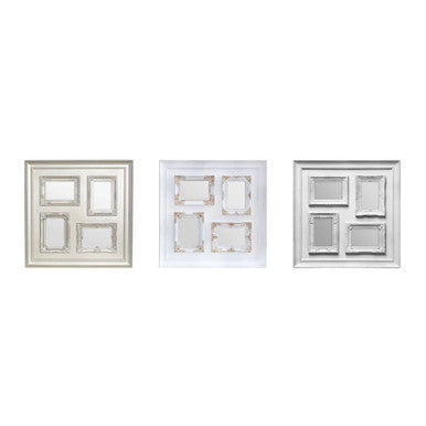 Maren Vintage Style Silver 4 Photo Frame