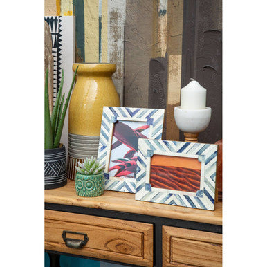 Bowerbird 4 X 6 Chevron Photo Frame