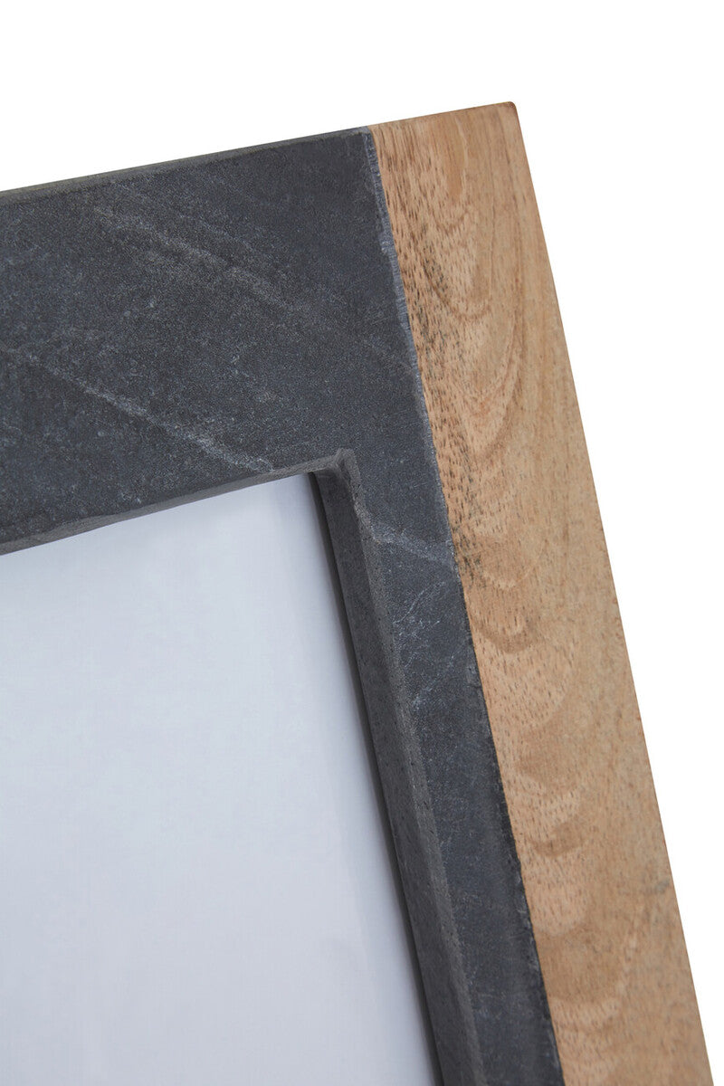 Kata Small Slate and Mango Wood 4In X 6In Photo Frame - Image 8