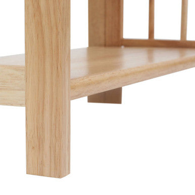 Heva Three Tier Tropical Hevea Wood Fold