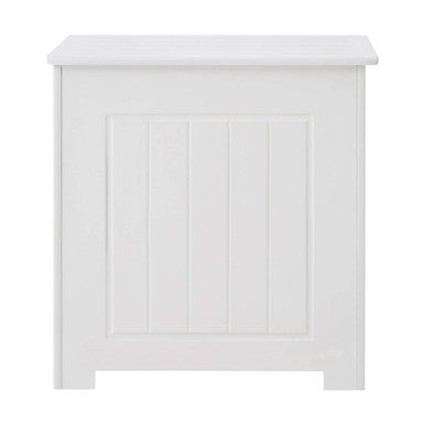 White wooden cabinet on a white background
