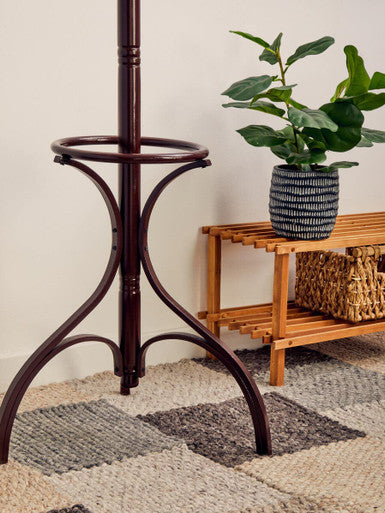 Kennedy Mahogany Finish Coat Stand