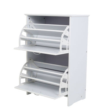 Ryan White Finish Shoe Storage Cupboard - image 4