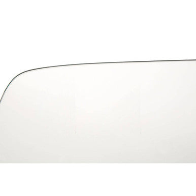 Clear Glass Square Dining Table with Silver Finish Metal Base, Metropolitan