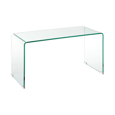Matrix Clear Bent Glass Coffee Table